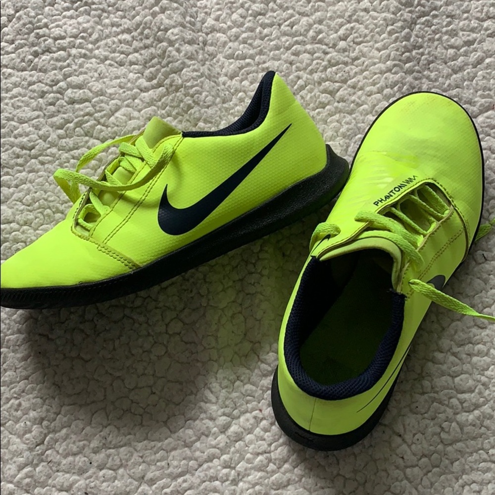 Neon Nike shoes